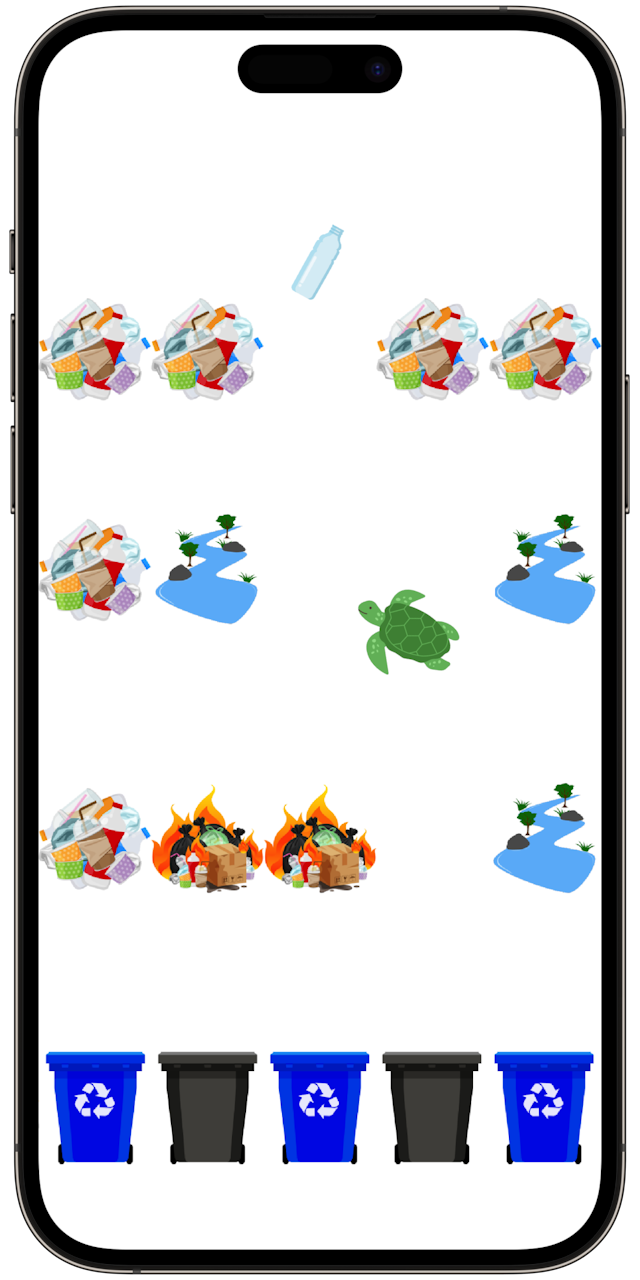 Screenshot of Last Bottle app showing the main game play